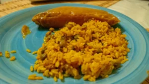 Serving Arroz Con Gandules