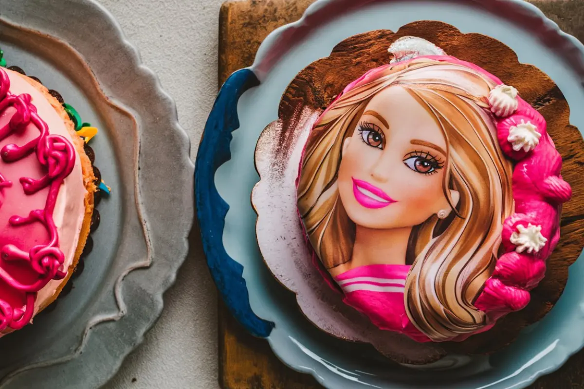 Vibrant Barbie Cake for a Joyful Birthday Party