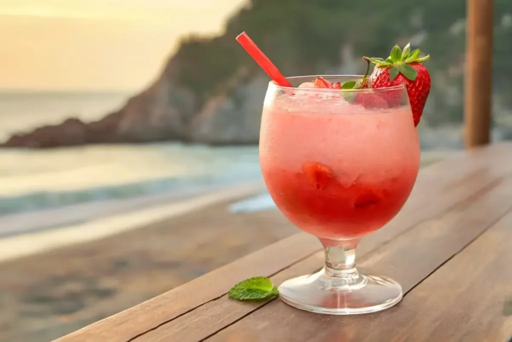 Low-Calorie Strawberry Daiquiri