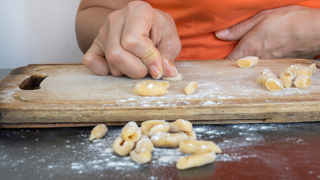 Homemade Cavatelli Pasta Ready to Cook