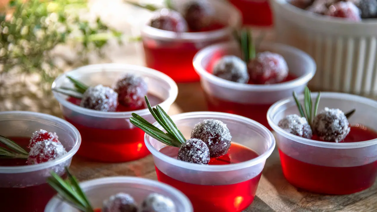 Vibrant Tequila Jello Shots on a Festive Table