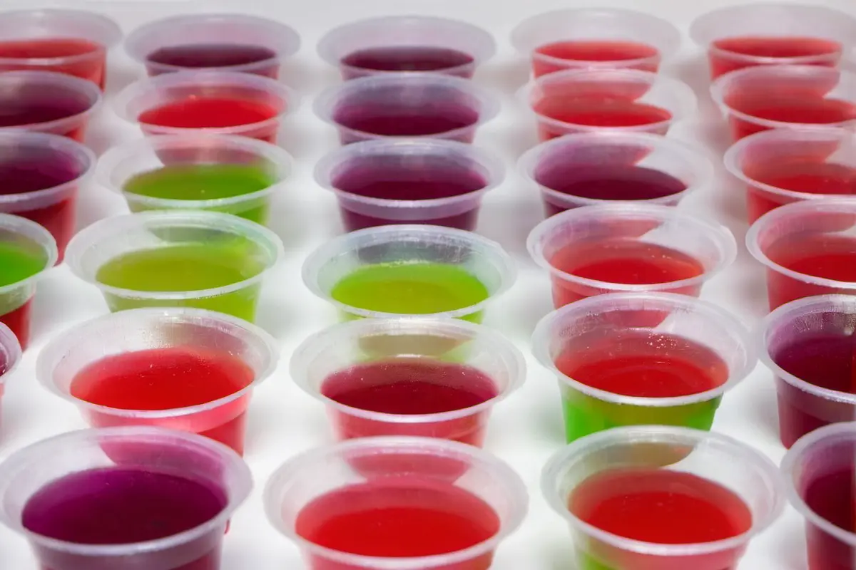 Colorful Array of Jello Shots