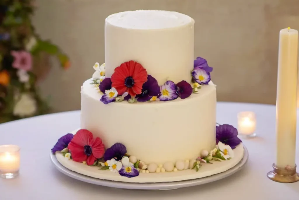 Elegant Wedding Cake for 100 Guests