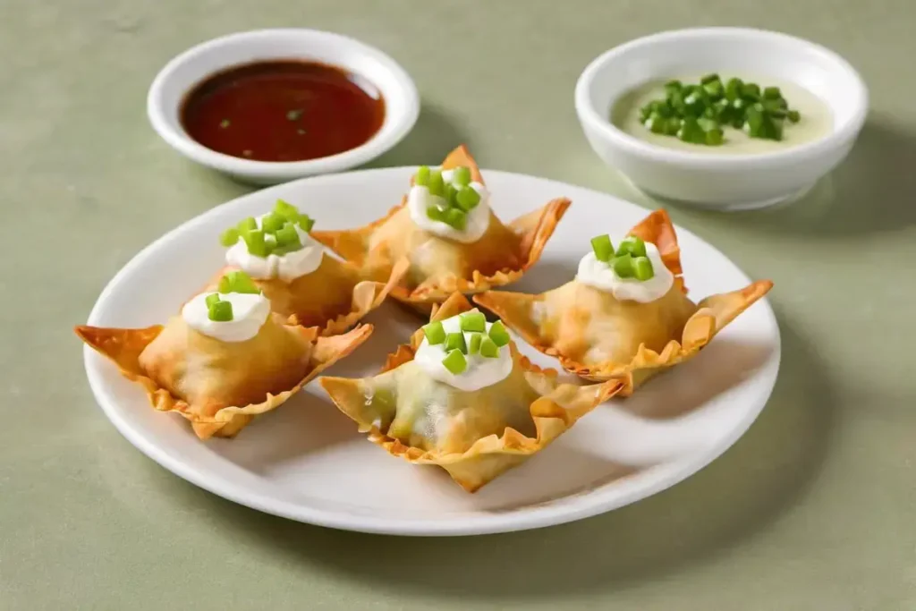 Delicious Crab Rangoon Appetizer