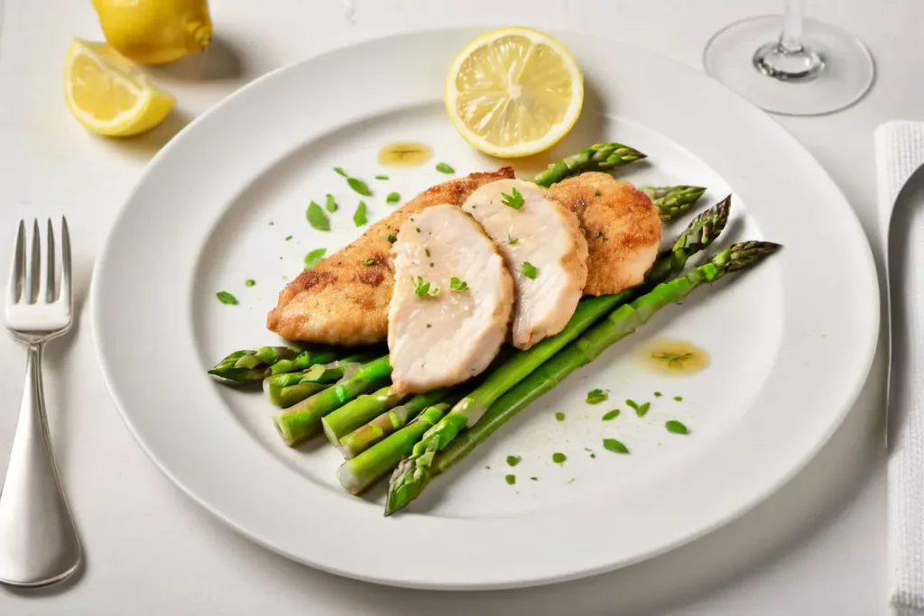 Perfect Pairing: Chicken Cutlets with Asparagus