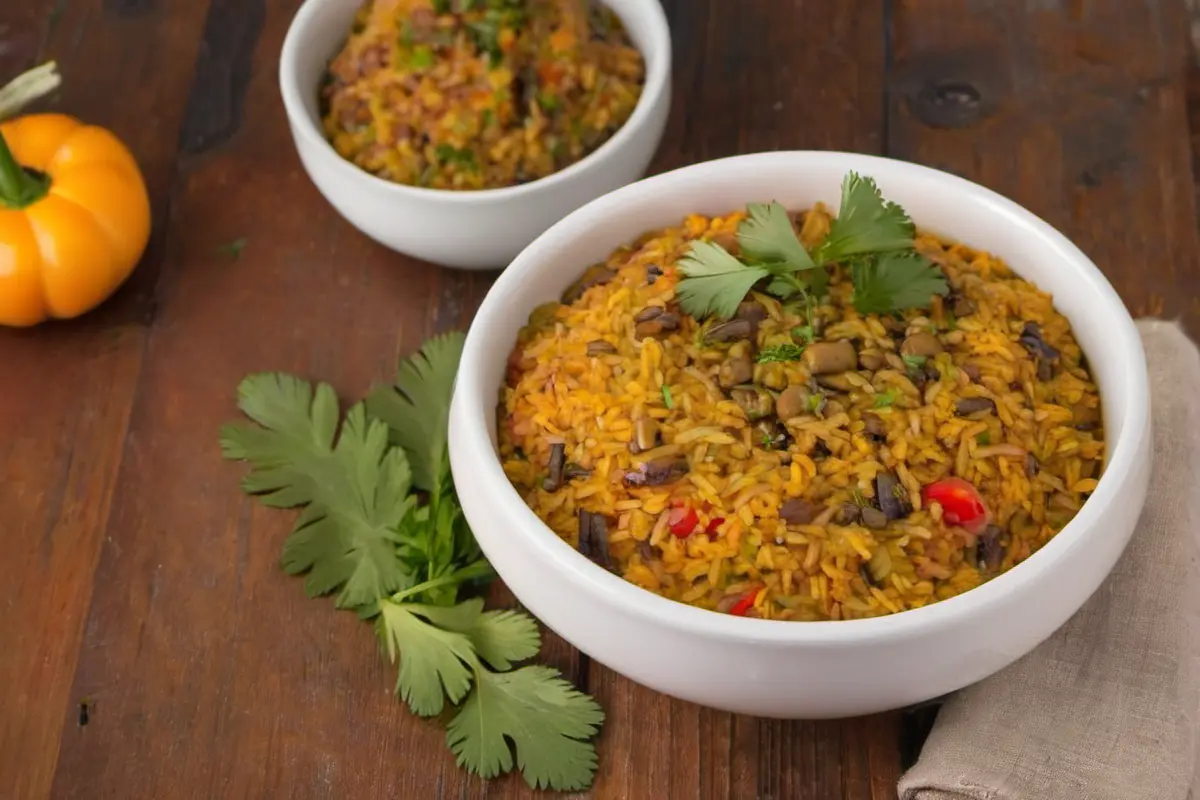 Traditional Arroz con Gandules