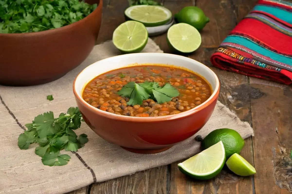 Traditional Mexican Lentil Soup