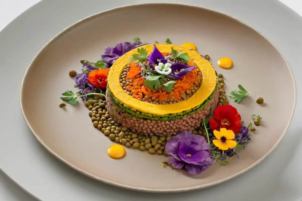 Modern Mexican Lentil Dish