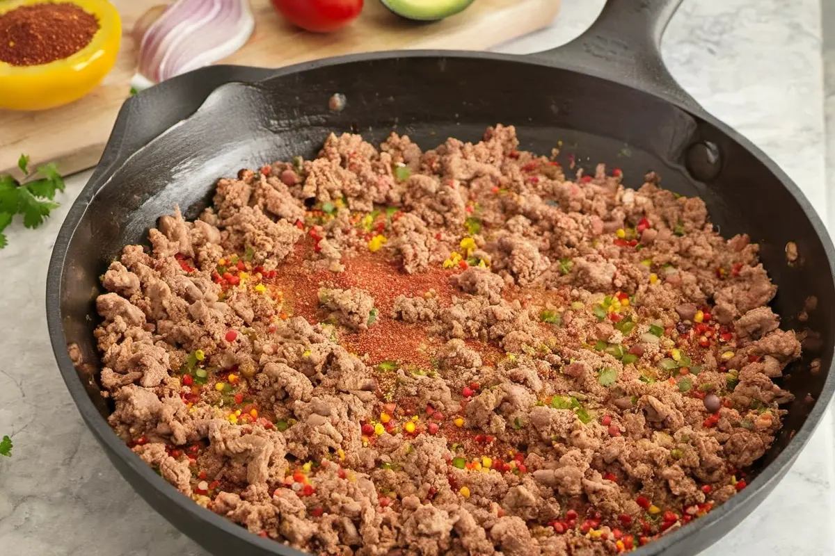 Taco Seasoned Ground Turkey