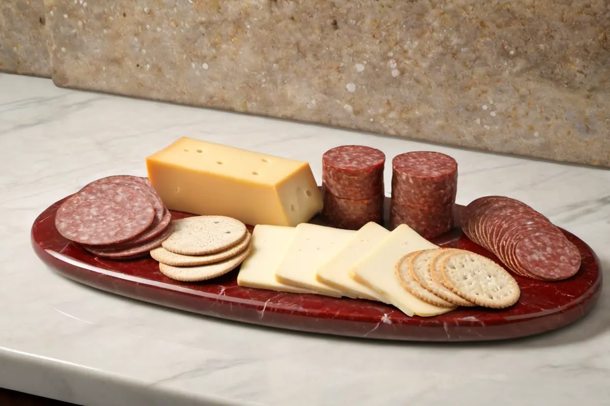 Healthy Snack Options with Summer Sausage