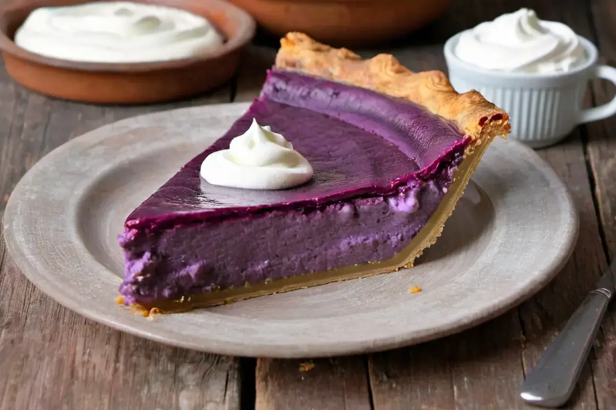 Purple Sweet Potato Pie