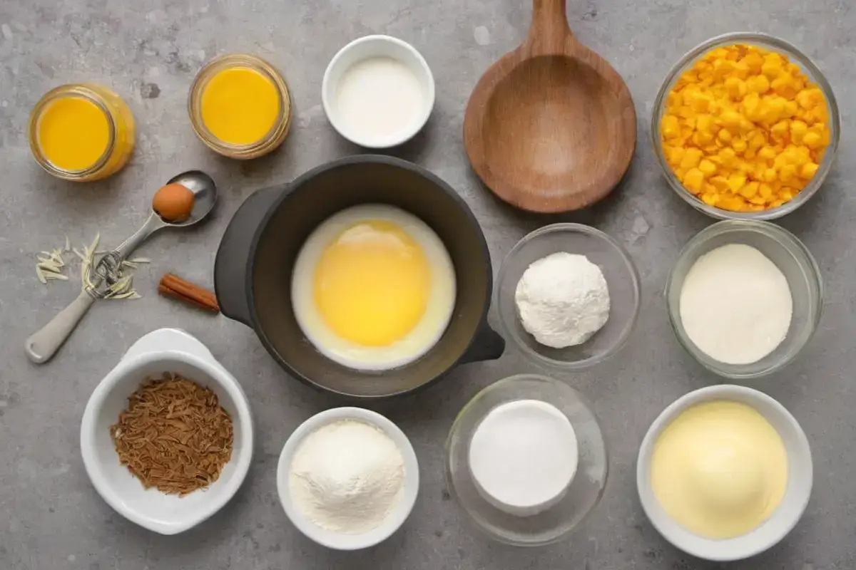 Crème Brûlée Ingredients