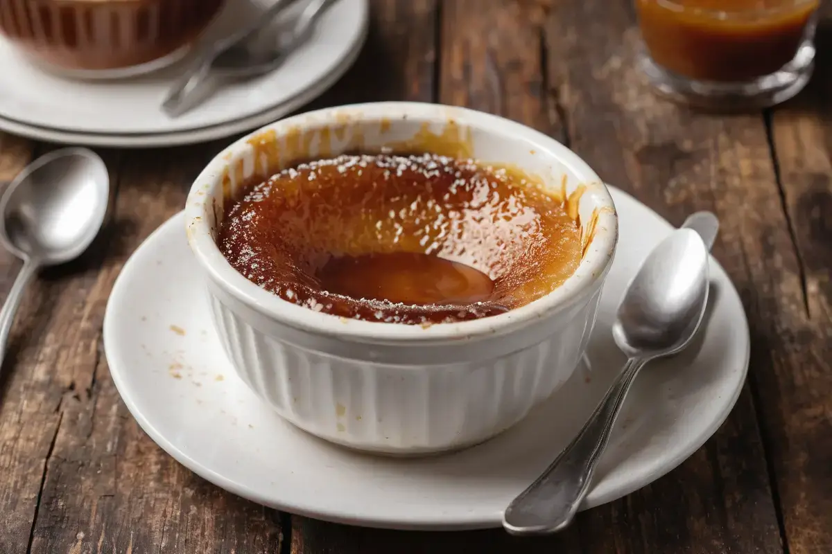 Traditional Crème Brûlée Dessert