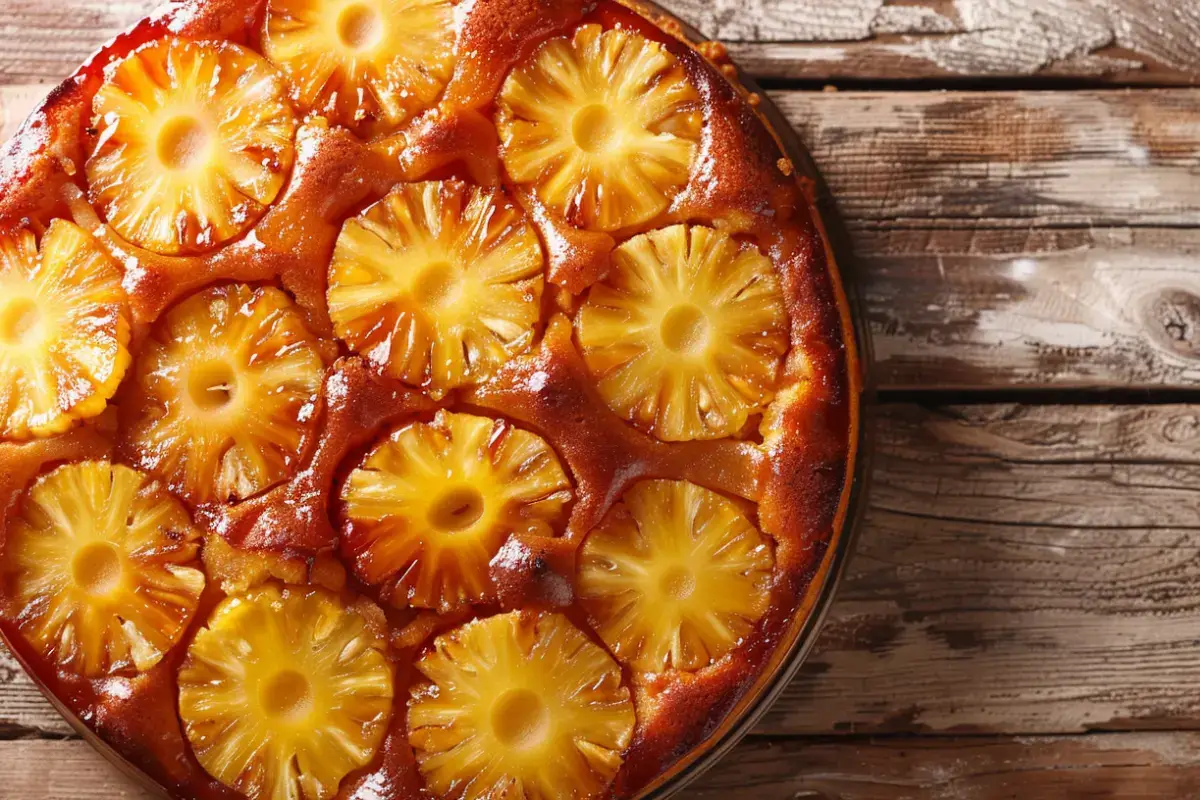 When should you flip an upside-down cake