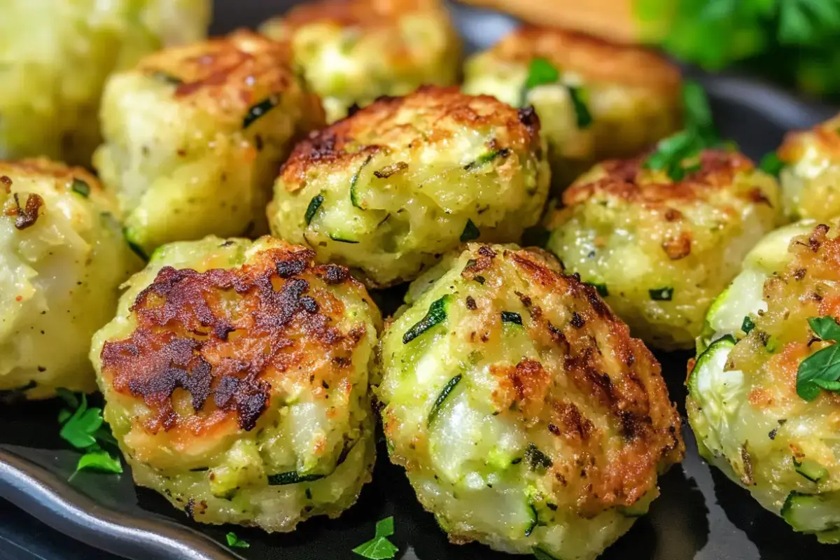 Crispy Zucchini Garlic Bites Recipe