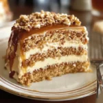 Decadent Caramel Crunch Cake Recipe