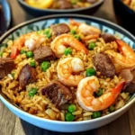 Shrimp & Steak Fried Rice Recipe